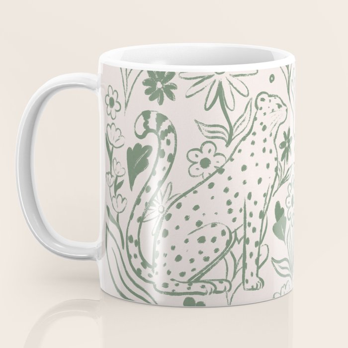 All About Balance Lines (olive) Coffee Mug Gallery Image 3