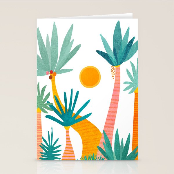 Jungle Adventure / Whimsical Tropics Series Stationery Card Gallery Image 1