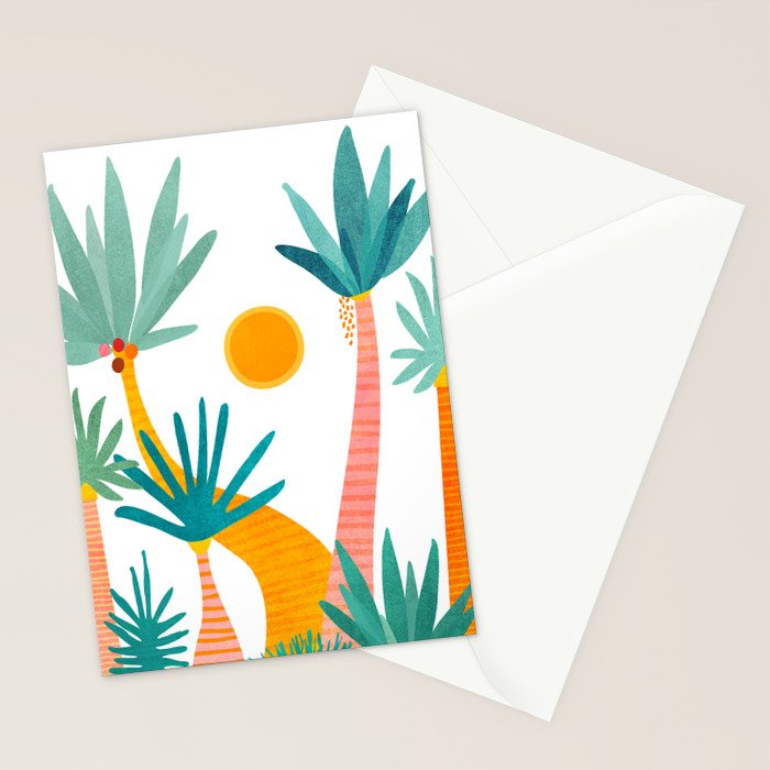 Jungle Adventure / Whimsical Tropics Series Stationery Card Gallery Image 2