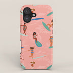 Surfer Girls iPhone Case Gallery Image 1