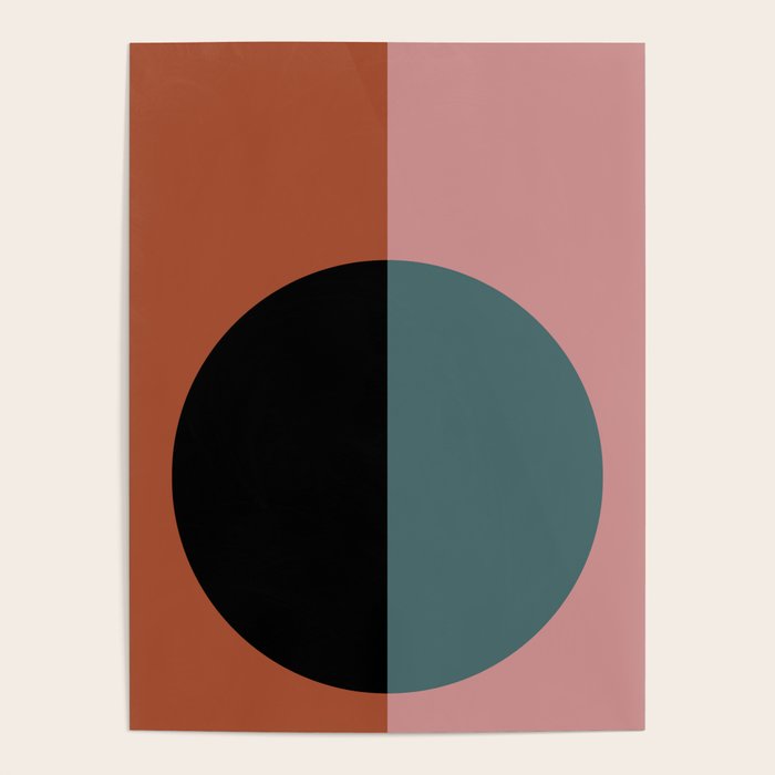 Color Block Abstract V Poster Gallery Image 4