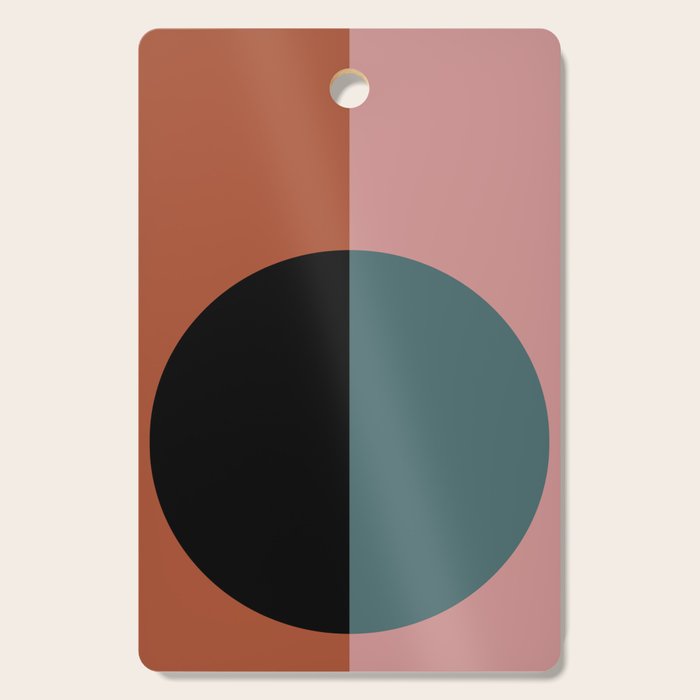 Color Block Abstract V Cutting Board Gallery Image 1