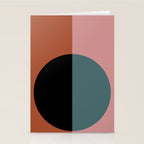 Color Block Abstract V Stationery Card Gallery Image 2