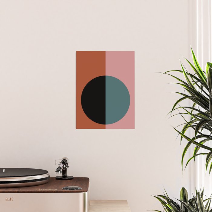 Color Block Abstract V Poster Gallery Image 2
