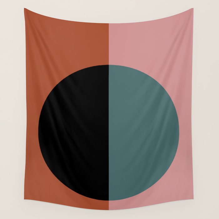 Color Block Abstract V Wall Tapestry Gallery Image 1