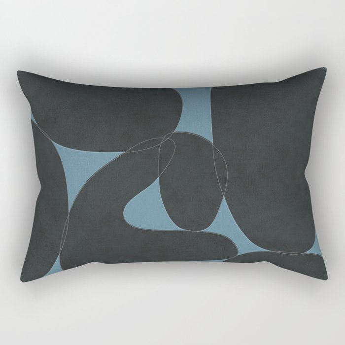 Modern Abstract Art 28 Rectangular Pillow Gallery Image 2