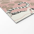 Jungle adventure neutral peach Welcome Mat Gallery Image 2