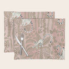 Jungle adventure neutral peach Placemat Gallery Image 1