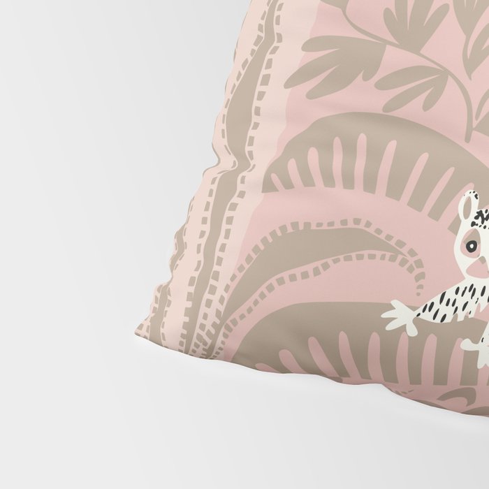 Jungle adventure neutral peach Pillow Sham Gallery Image 4