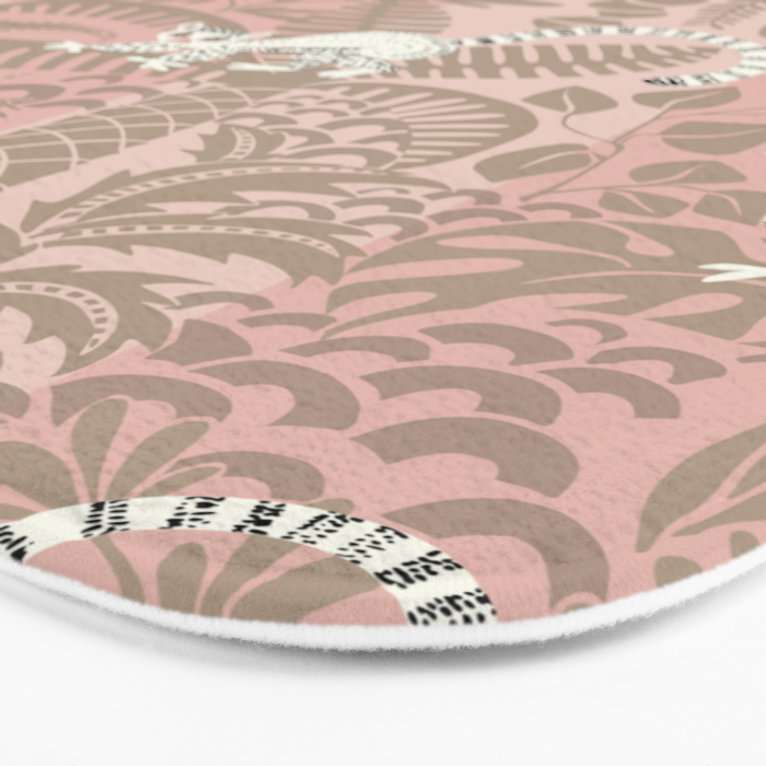 Jungle adventure neutral peach Bath Mat Gallery Image 3
