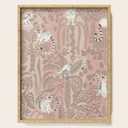 Jungle adventure neutral peach Serving Tray Gallery Image 1