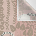 Jungle adventure neutral peach Wall Tapestry Gallery Image 3