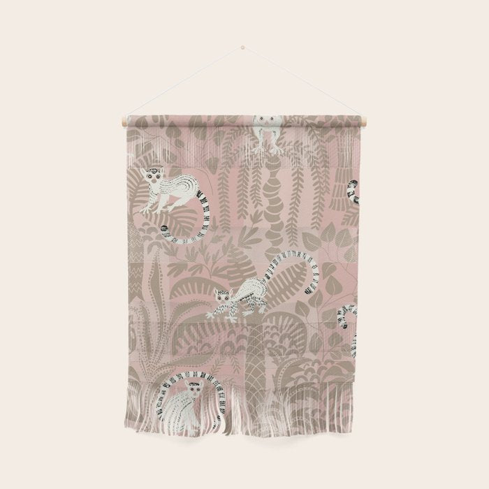 Jungle adventure neutral peach Wall Hanging Gallery Image 1