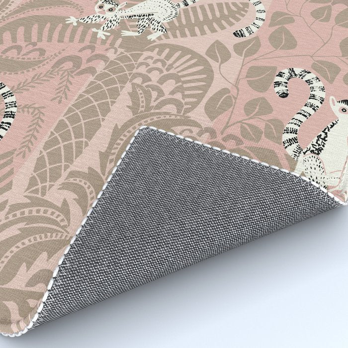 Jungle adventure neutral peach Rug Gallery Image 4