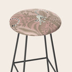 Jungle adventure neutral peach Stool Gallery Image 2