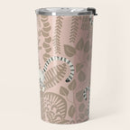 Jungle adventure neutral peach Travel Mug Gallery Image 2