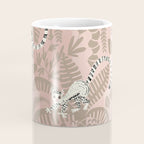 Jungle adventure neutral peach Coffee Mug Gallery Image 4