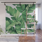 Tropical banana leaves V Wall Mural Gallery Image 1