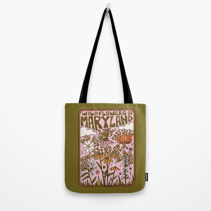 Maryland Wildflowers Tote Bag Gallery Image 2