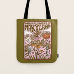 Maryland Wildflowers Tote Bag Gallery Image 1