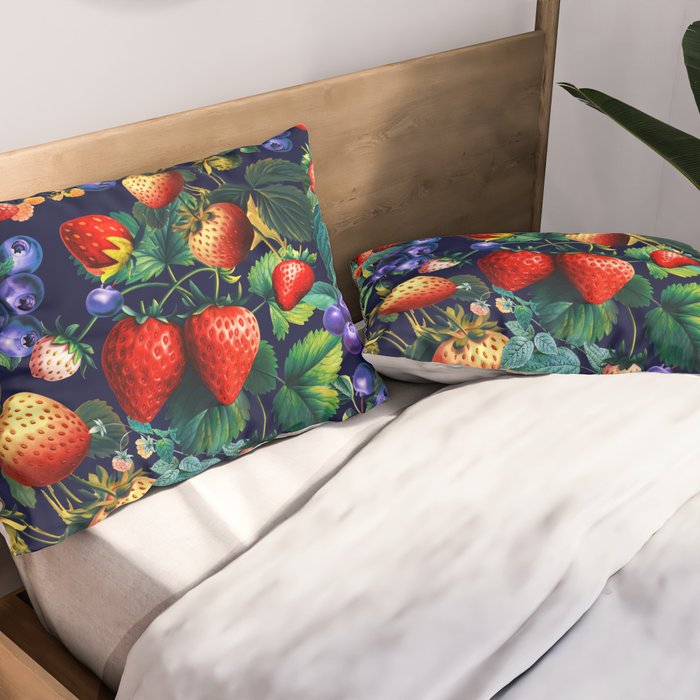 Strawberry Fields Forever II  Pillow Sham Gallery Image 2
