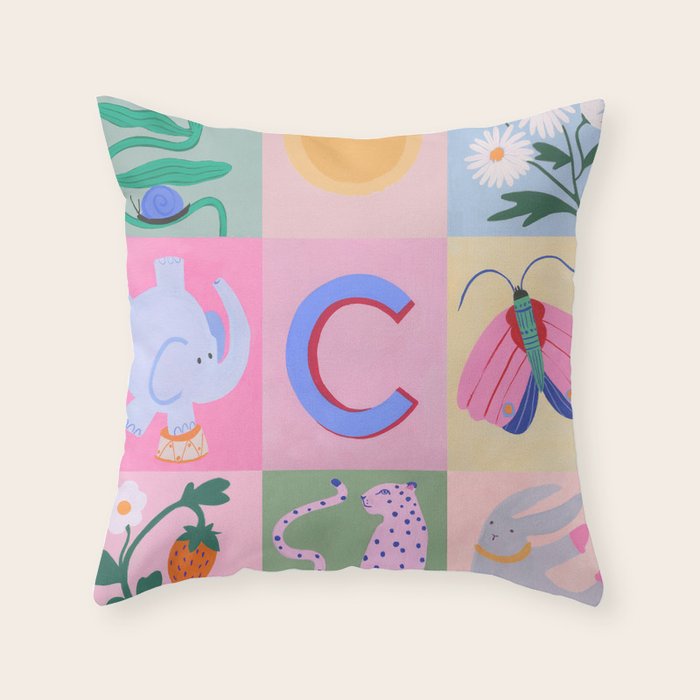 Claire Collage Throw Pillow Gallery Image 6