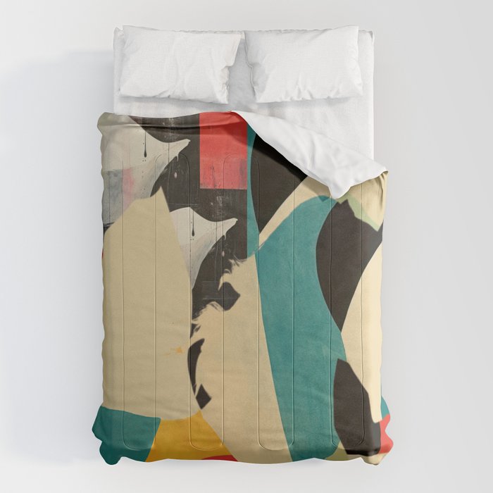 Colorful Abstract Horses 1 Comforter Gallery Image 6