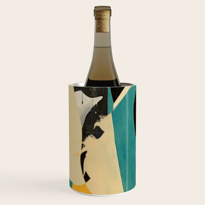 Colorful Abstract Horses 1 Wine Chiller Gallery Image 1