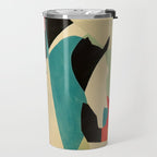 Colorful Abstract Horses 1 Travel Mug Gallery Image 2