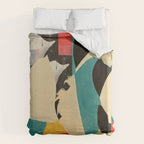 Colorful Abstract Horses 1 Duvet Cover Gallery Image 6