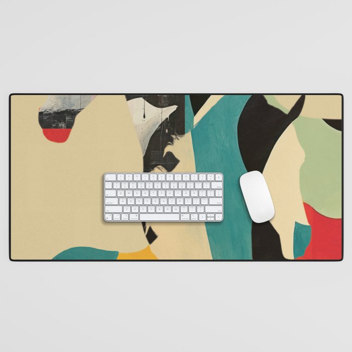Colorful Abstract Horses 1 Desk Mat Gallery Image 1