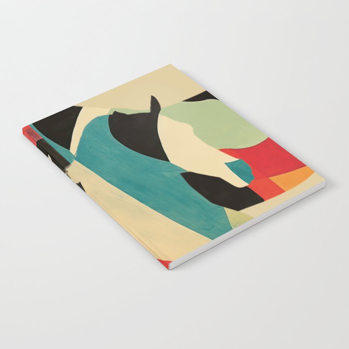 Colorful Abstract Horses 1 Notebook Gallery Image 1