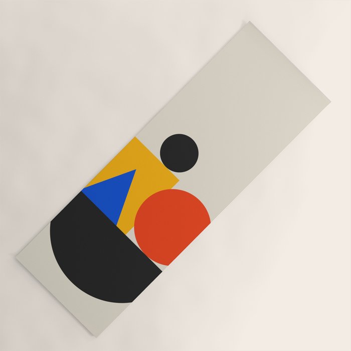 Balance 02: Bauhaus Mid-Century Edition Yoga Mat Gallery Image 1