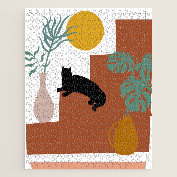 The Cat and The Sun II Jigsaw Puzzle Gallery Image 1