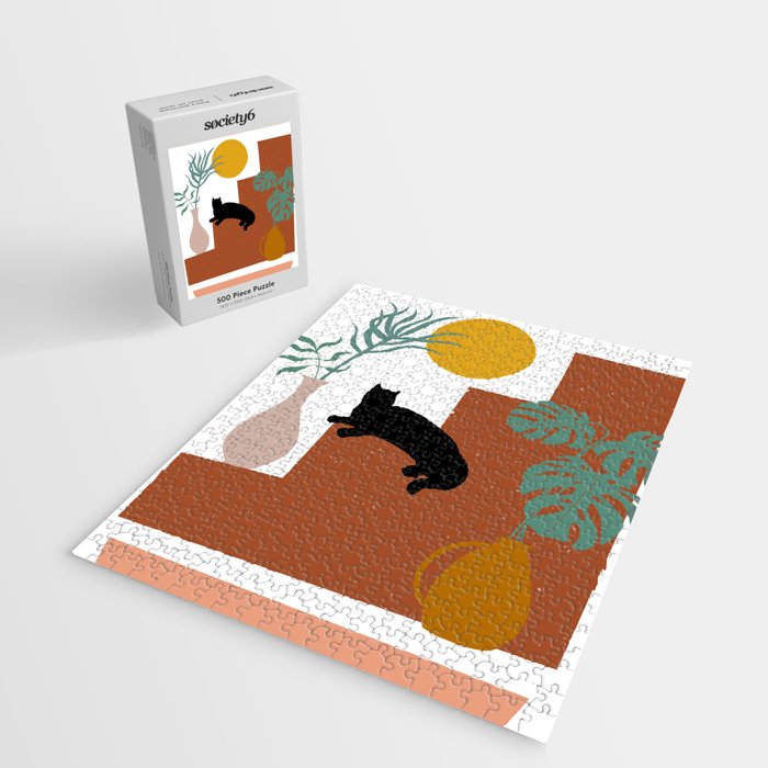 The Cat and The Sun II Jigsaw Puzzle Gallery Image 2