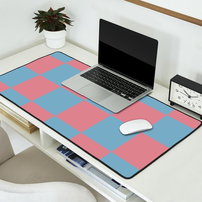 Cool Eclectic Revival Checks Desk Mat Gallery Image 2