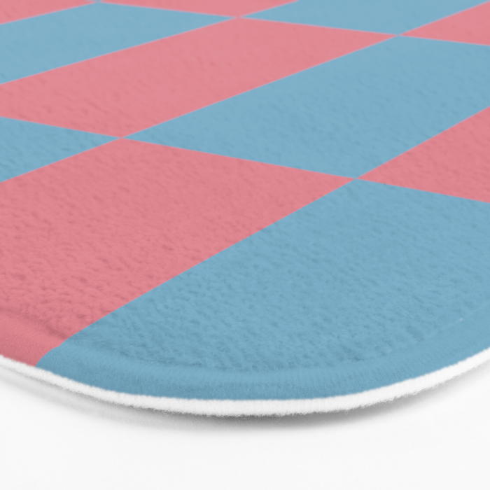 Cool Eclectic Revival Checks Bath Mat Gallery Image 3