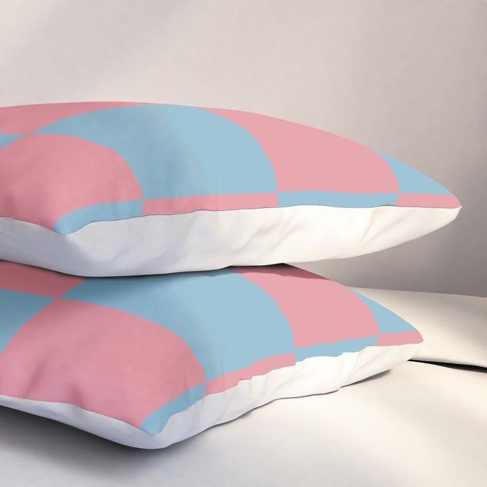 Cool Eclectic Revival Checks Pillow Sham Gallery Image 3