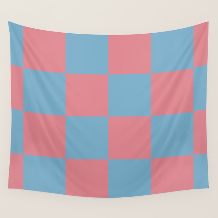 Cool Eclectic Revival Checks Wall Tapestry Gallery Image 4