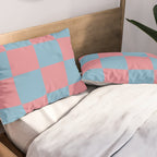 Cool Eclectic Revival Checks Pillow Sham Gallery Image 2