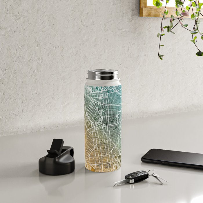 Brooklyn New York City Street Map Water Bottle Gallery Image 4
