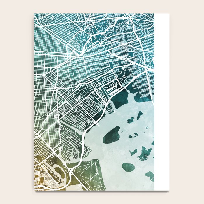 Brooklyn New York City Street Map Notebook Gallery Image 4