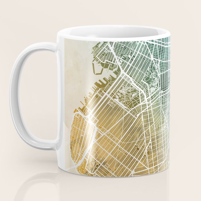 Brooklyn New York City Street Map Coffee Mug Gallery Image 3