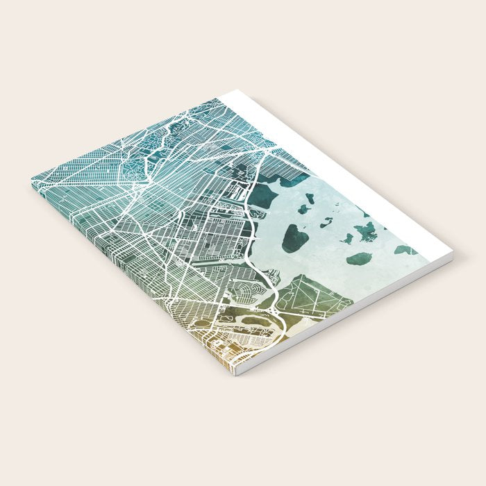 Brooklyn New York City Street Map Notebook Gallery Image 2