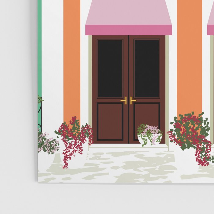Puerto Rico Orange House Poster Gallery Image 3