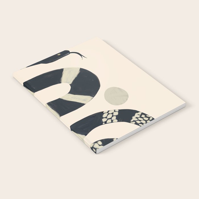Black and White Snake Notebook Gallery Image 2