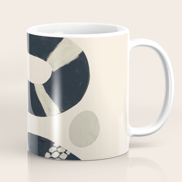 Black and White Snake Coffee Mug Gallery Image 1