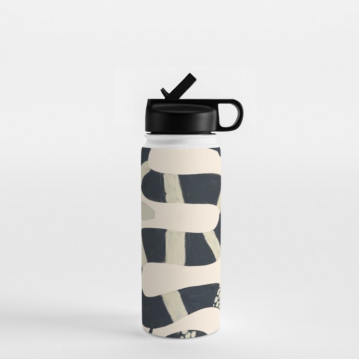 Black and White Snake Water Bottle Gallery Image 1