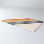 Arida -  70s Summer Style Retro Stripes Rug Gallery Image 3