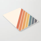 Arida -  70s Summer Style Retro Stripes Notebook Gallery Image 3